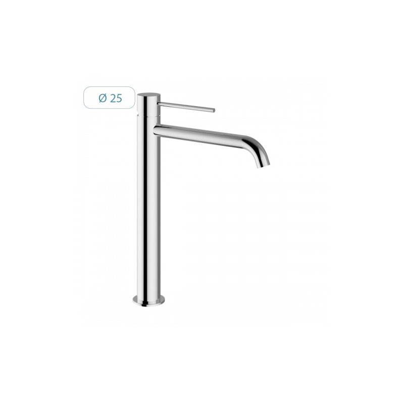 Vendita online MINI MINI MISCELATORE LAVABO ALTO PROLUNGATO CROMO BIANCHI costo  98,80 €  spedizione in 24h-48h pagmamento PayPal Stripe Contrassegno