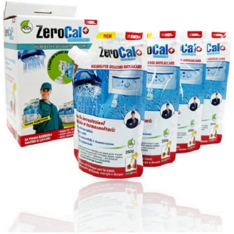 Vendita online DOSATORI E RICARICHE RICARICA ZEROCAL DOSE CONFEZIONE 4 PEZZI costo  9,89 €  spedizione in 24h-48h pagmamento PayPal Stripe Contrassegno