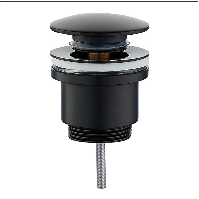 Vendita online SIFONI E PILETTE PILETTA CLICK CLACK CON VITE UNIVERSALE NERO OPACO costo  26,68 €  spedizione in 24h-48h pagmamento PayPal Stripe Contrassegno